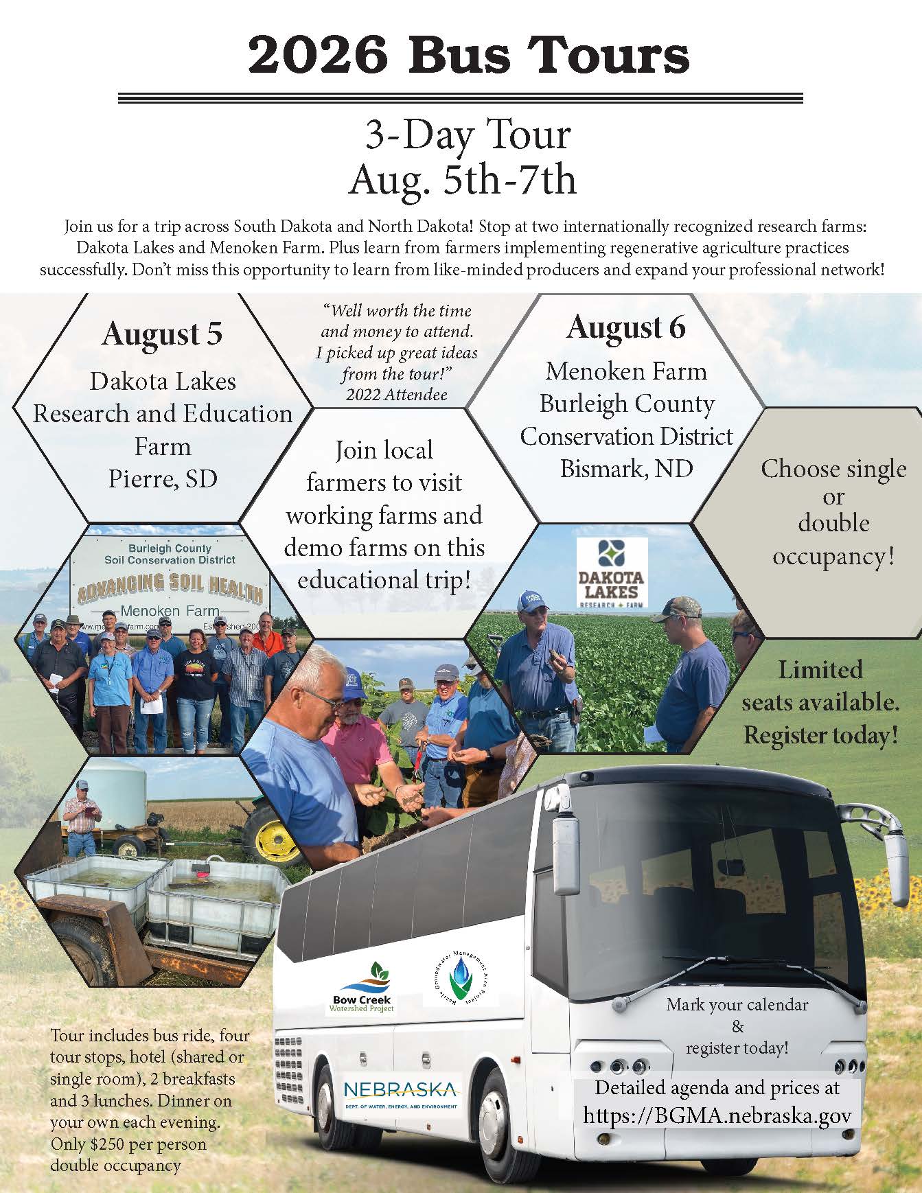 2026 Bus Tour Flyer Front Page