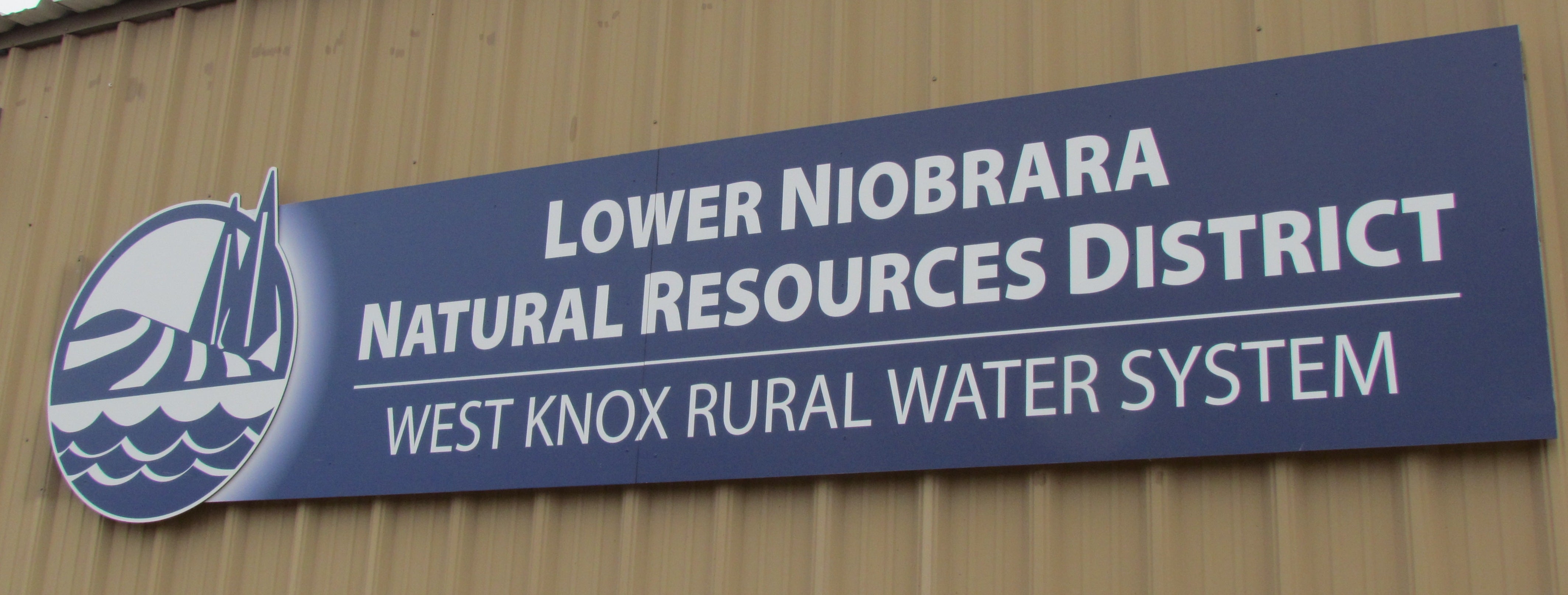 West Knox Rural Water System Sign
